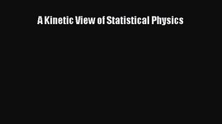 PDF Download A Kinetic View of Statistical Physics PDF Full Ebook