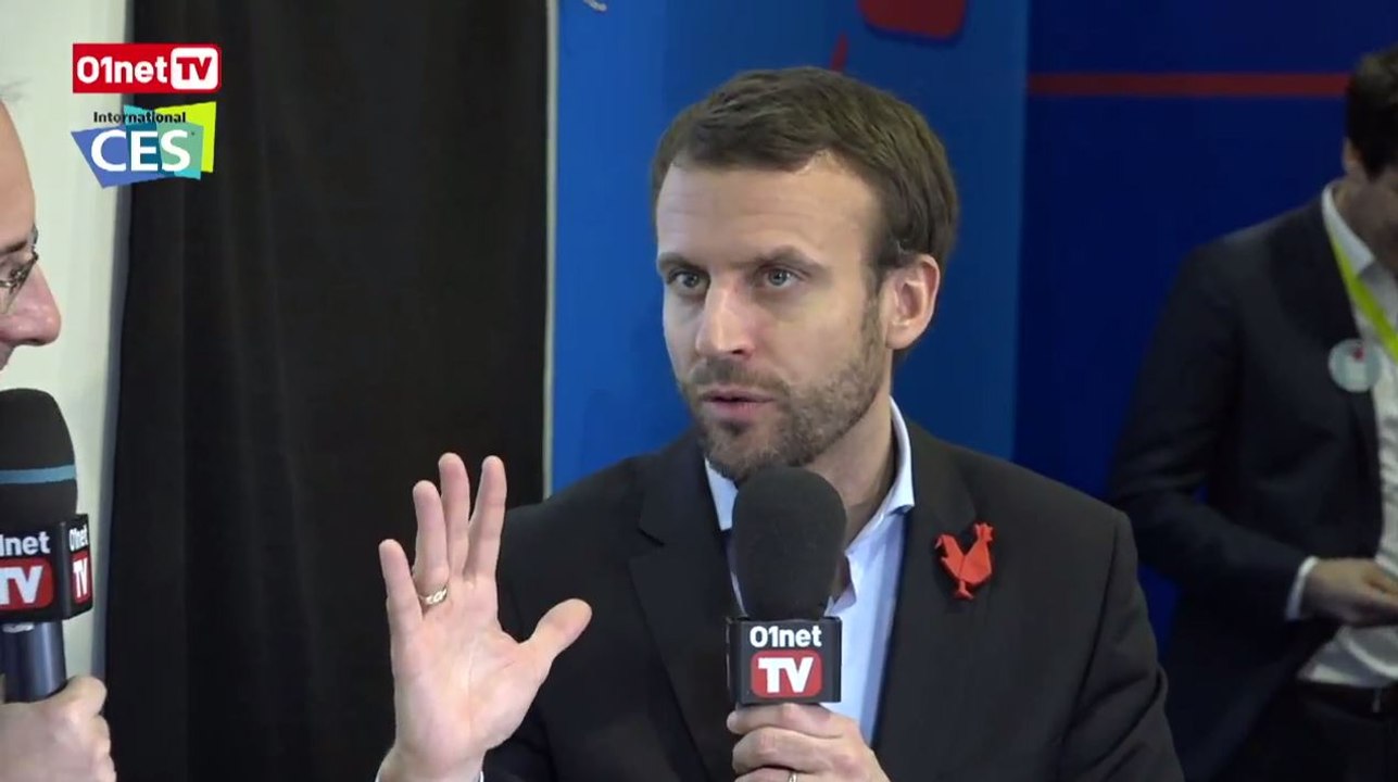 01LIVE spécial CES 2016 #02 avec Emmanuel Macron
