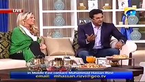 Nadia Khan Show - 8th January 2016 Part 2 - Wasim Akram and Shaniera Akram Special