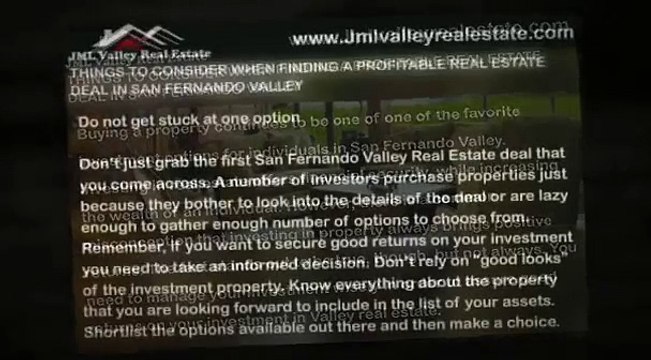 Things to consider when finding a profitable real estate deal in San Fernando Valley