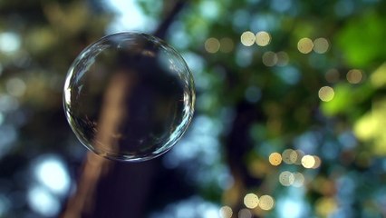 Floating Soap Bubble