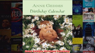 Anne Geddes Birthday Calendar