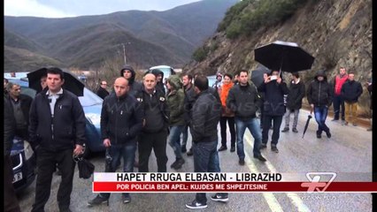 Hapet rruga Elbasan - Librazhd - News, Lajme - Vizion Plus