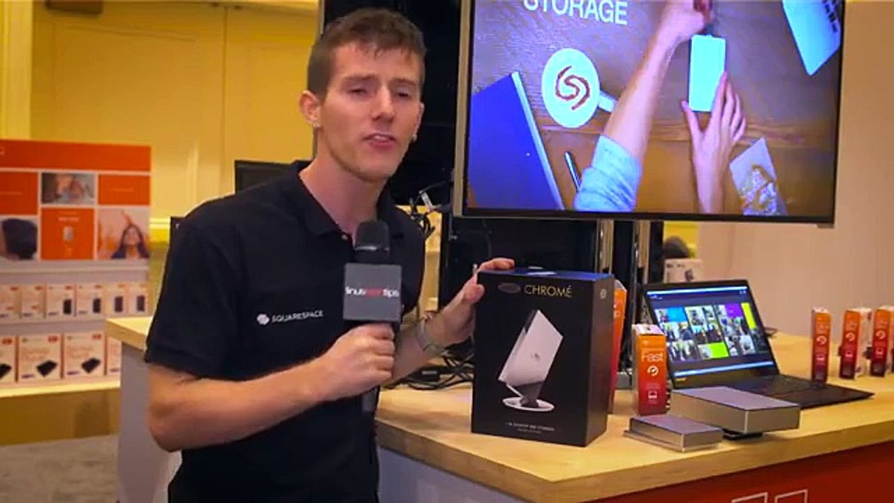$1400 External Drive and Mirror from Seagate! - CES 2016 (En Güncel Teknoloji Videoları)