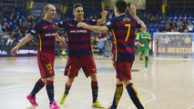 [HIGHLIGHTS] FUTSAL (LNFS): FC Barcelona Lassa - Catgas Santa Coloma (5-2)