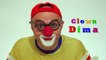Dima der lustige Clown - Heute fliegen wir mit einem Flugzeug! Lustige Kindervideos