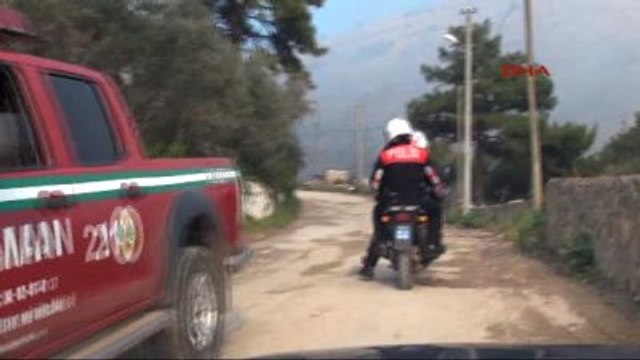 Bodrum Çöplük Yandı, Gökyüzü Dumanla Kaplandı 1-