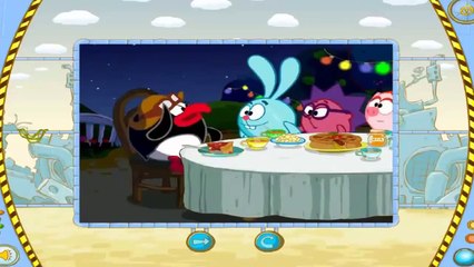 Смешарики Собираем Ракету игра по мультику для детей