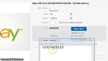 (Update 2016) Save $10 ! $50 Ebay Gift Card for $40