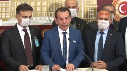 Meclis'te 'Maskeli' Basın Toplantısı 2