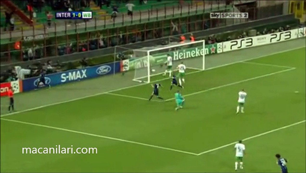 29.09.2010 - 2010-2011 Champions League Group A Matchday 2 Inter Milan 4-0 SV Werder Bremen