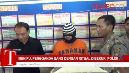 Menipu, Pengganda Uang dengan Ritual Dibekuk Polisi