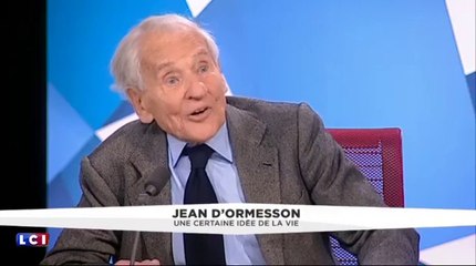 Sur LCI, Jean d'Ormesson récite Aragon