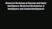 [PDF Download] Historical Dictionary of Russian and Soviet Intelligence (Historical Dictionaries