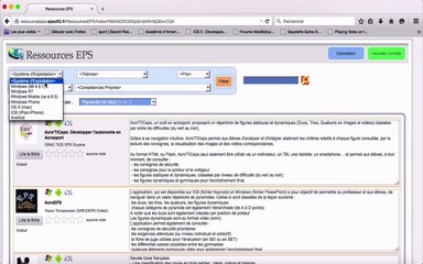 Où trouver des applications pour vos appareils numériques pour enseigner l'EPS ?