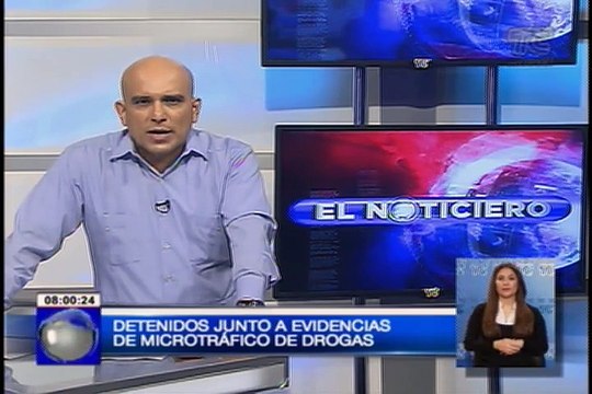Detenidos junto a evidencias de microtráfico de drogas