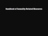 Handbook of Sexuality-Related Measures [PDF Download] Handbook of Sexuality-Related Measures#