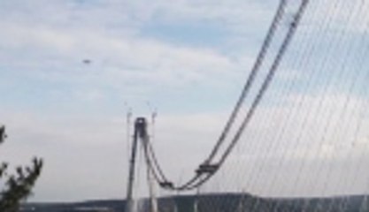 Davutoğlu 3. köprüyü havadan inceledi