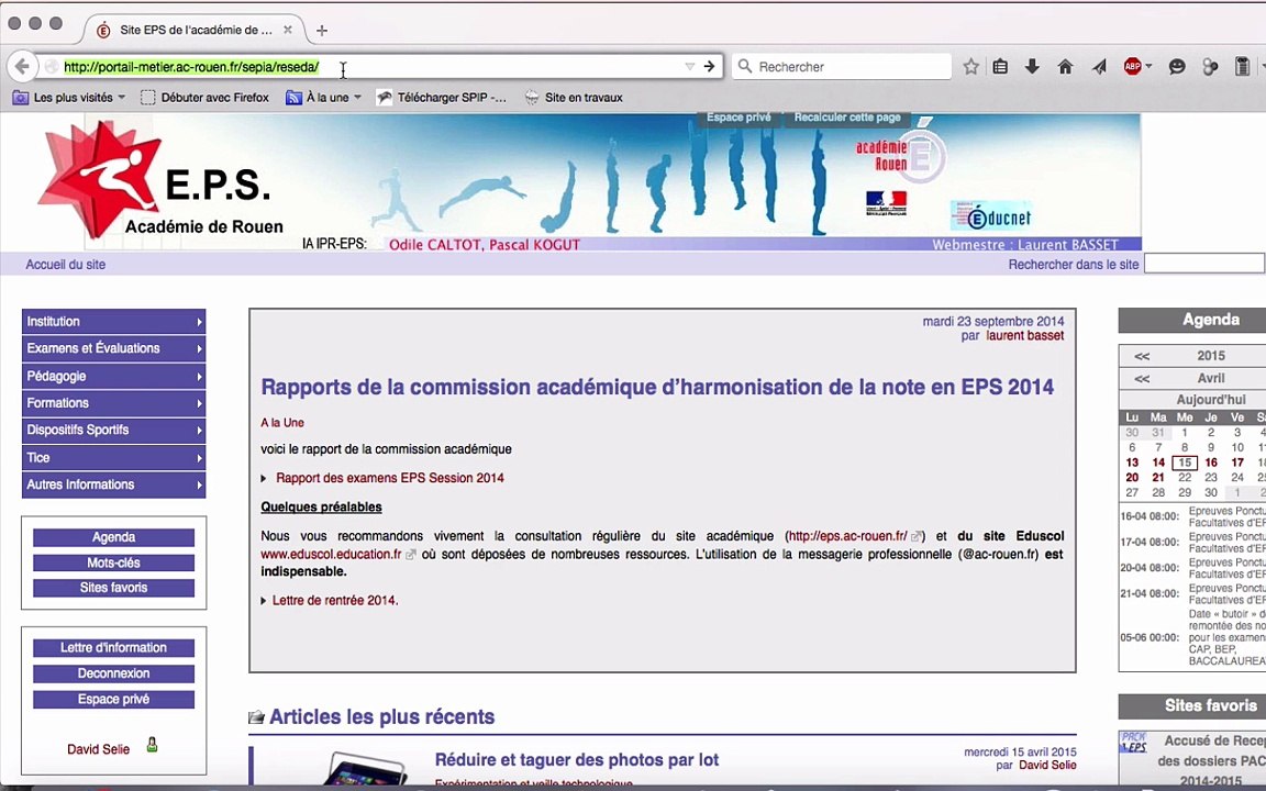 Comment adhérer au Réséda "utilisation des tablettes en EPS"