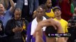 Kobe Bryant Greets Vlade Divac - Lakers vs Kings - January 7, 2016 - NBA 2015-16 Season