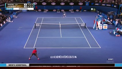 Nadal VS Federer - Australian Open 2014 - Semi-Final - Full Match HD_178