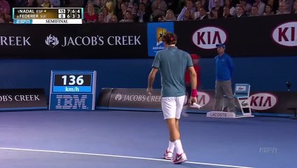 Nadal VS Federer - Australian Open 2014 - Semi-Final - Full Match HD_219