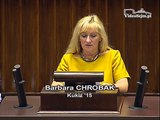 Poseł Barbara Chrobak - Wystąpienie z dnia 09 grudnia 2015 roku.