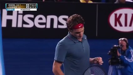 Nadal VS Federer - Australian Open 2014 - Semi-Final - Full Match HD_223