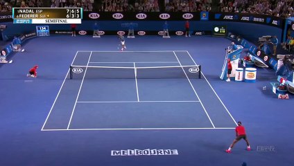 Nadal VS Federer - Australian Open 2014 - Semi-Final - Full Match HD_224