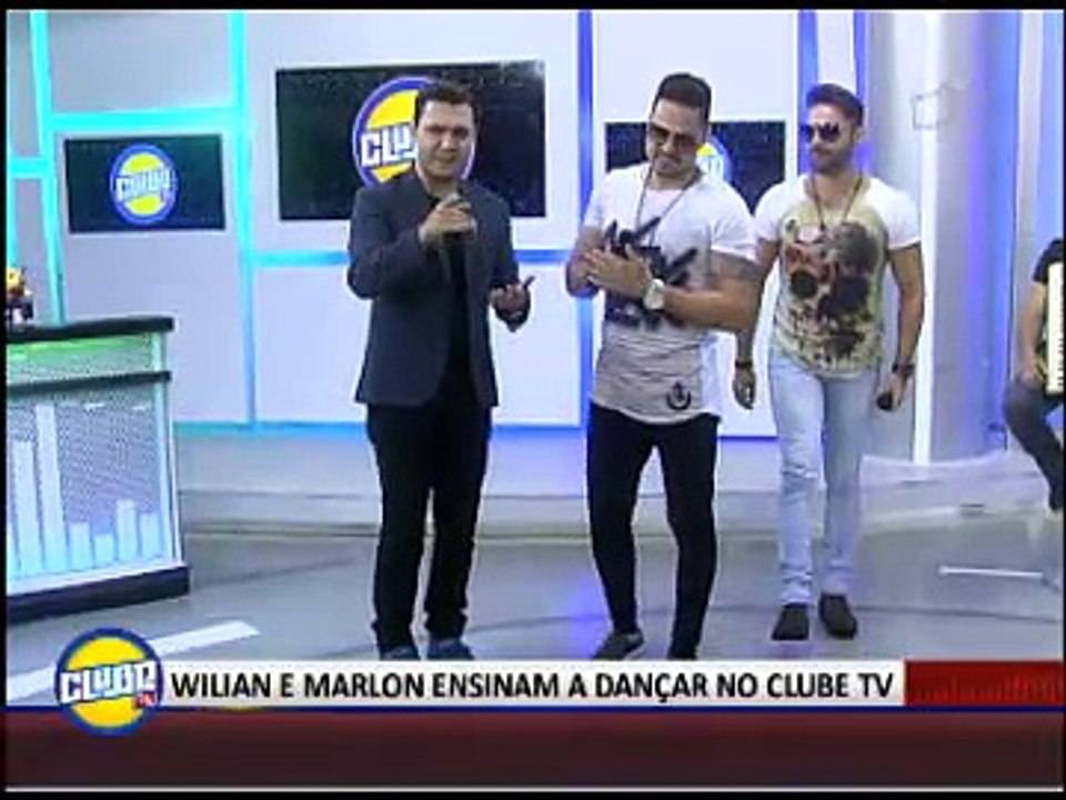 WILIAN E MARLON ENSINAM A DANÇAR NO CLUBE TV