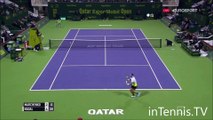 Illya Marchenko vs Rafael Nadal AMAZING POINT DOHA 2016