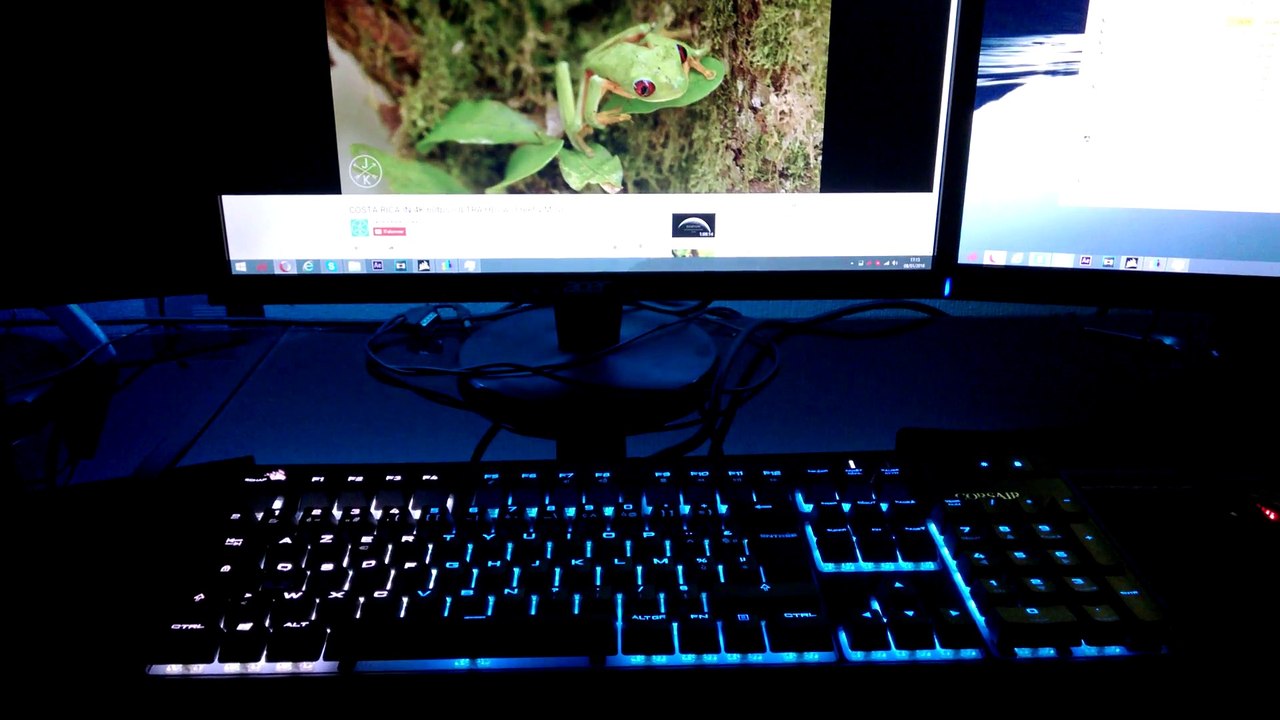 Some effects of the Corsair Strafe RGB