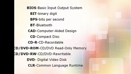 Computing and IT Abbreviations