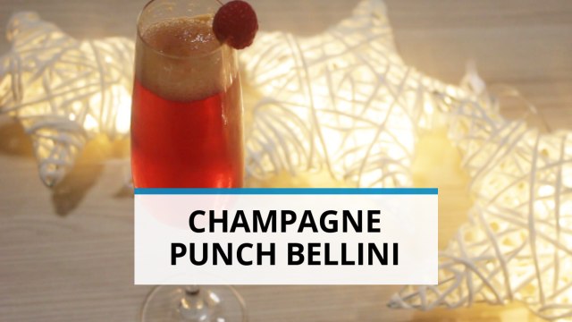Easy New Year's cocktails: Champagne Punch Bellini