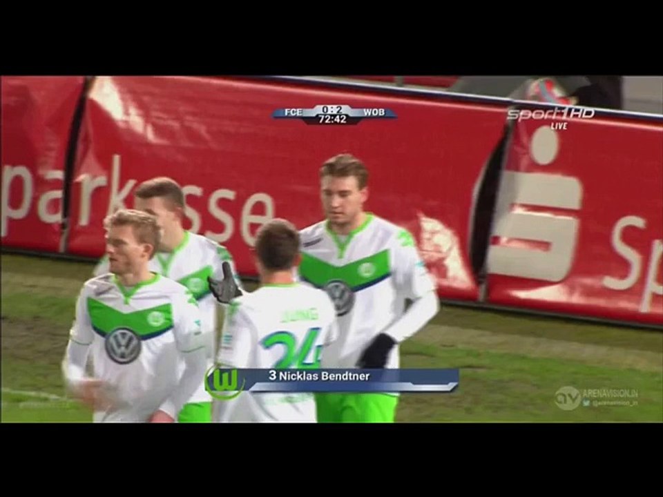 0-2 Nicklas Bendtner Goal International  Club Friendly - 08.01.2016, Energie Cottbus 0-2 VfL Wolfsburg[1]
