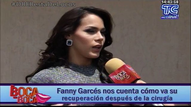 Hace algunos días Fanny Garcés ingresó al quirófano para retirarse la sustancia de la muerte de su cuerpo