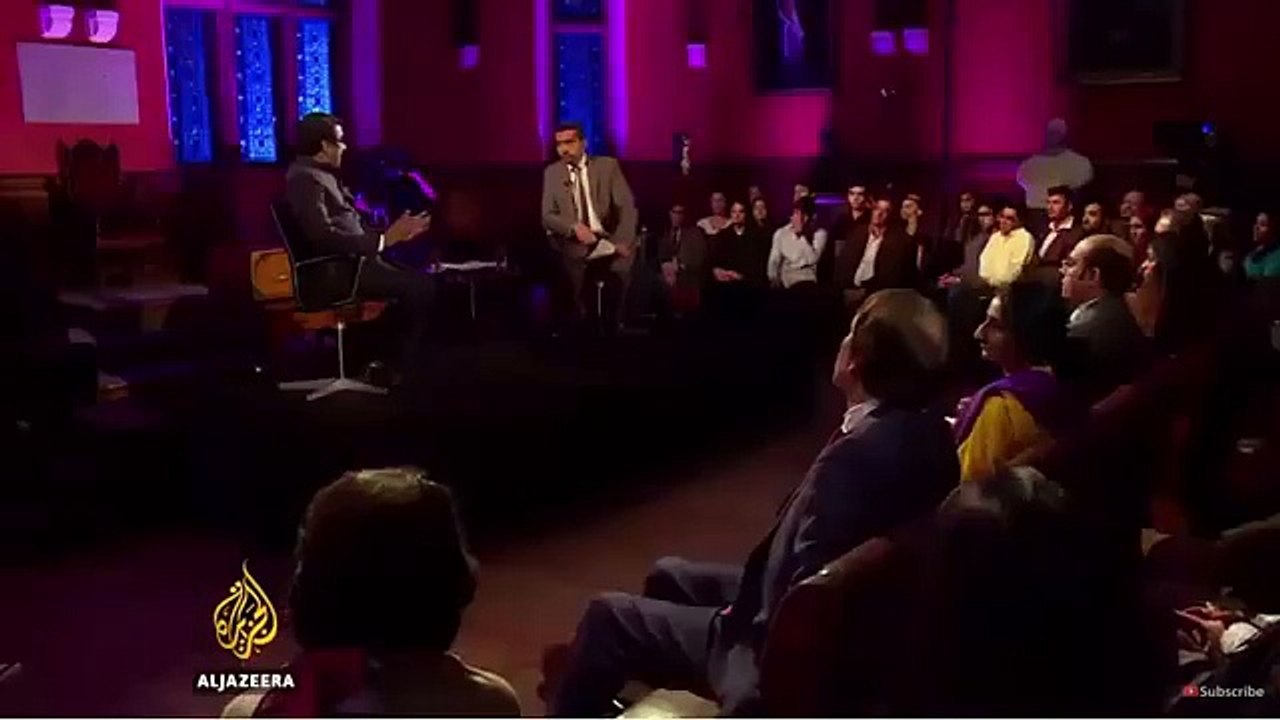 A person from Azad Kashmir slams Ram Madhav in a debate regarding kashmir issue