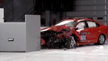 Volkswagen Jetta small overlap IIHS crash test