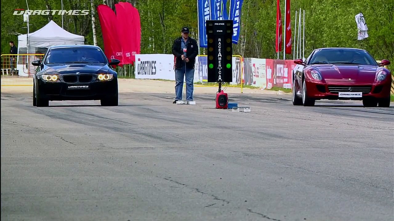 Ferrari 599 Fiorano vs Nissan GT R, Ferrari 458 Italia, Porsche 911 Turbo, BMW M3