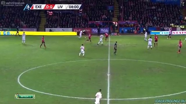 Tom Nichols Super Goal Exeter 1-0 Liverpool 8.1.2016