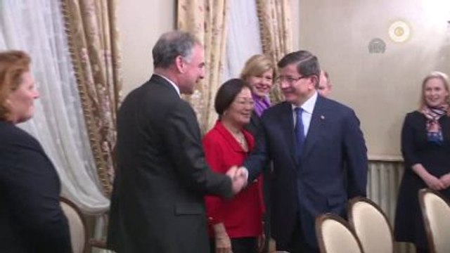 Davutoğlu, ABD Senato Üyesi ve Beraberindeki Heyeti Kabul Etti