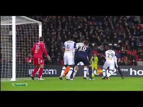 1-0 Thiago Silva Goal France Ligue 1 - 08.01.2016, Paris St. Germain 1-0 SC Bastia