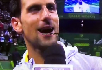 نوفاك ديوكوفيتش يتكلّم العربية Novak Djokovic speaks Arabic PART1