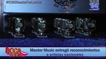 Master Music entregó reconocimientos a artistas nacionales