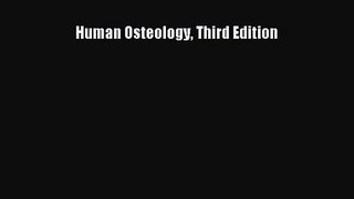 Read Human Osteology Third Edition Ebook Free