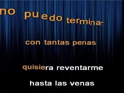 POR TU MALDITO AMOR - VICENTE FERNANDEZ - KARAOKE - PISTA Y LETRA