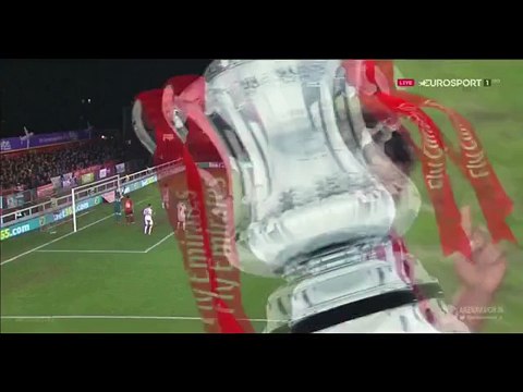 2-1 Lee Holmes Goal England FA Cup Round 3 - 08.01.2016, Exeter City 2-1 Liverpool FC