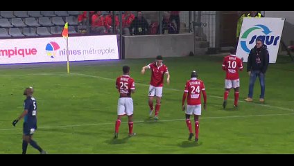 All Goals - Nimes 2-0 Brest - 08-01-2016