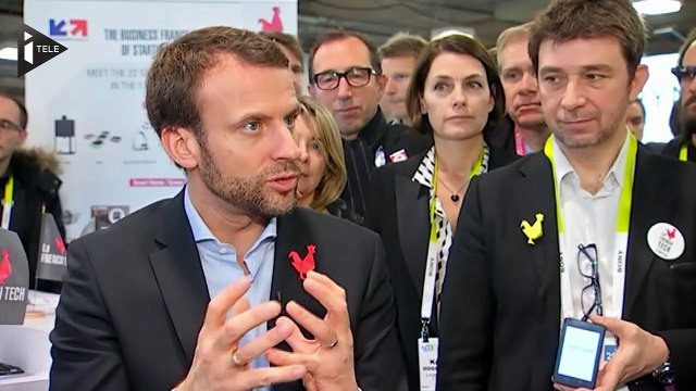 E. Macron au CES de Las Vegas : Créer sa propre entreprise est plus simple que trouver un patron