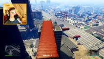 GTA 5 Xbox One Insane First Person Stunt Races (GTA 5 Funny Moments)